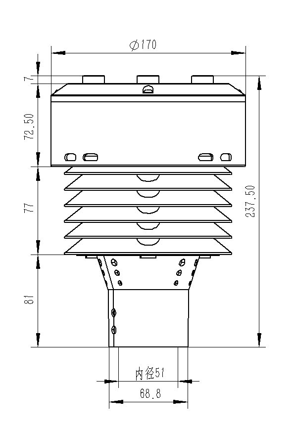 一體化負氧離子傳感器 一體化負氧離子傳感器