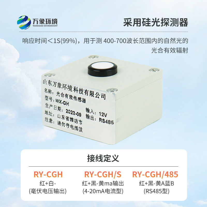 光合有效輻射表廣泛應用于農業(yè)氣象，農作物生長(cháng)的研究