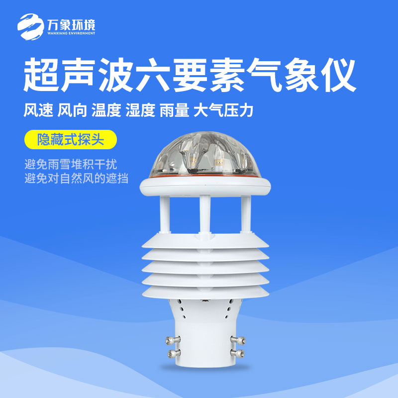 六要素超聲波微氣象儀，小小身軀下有大大的作用